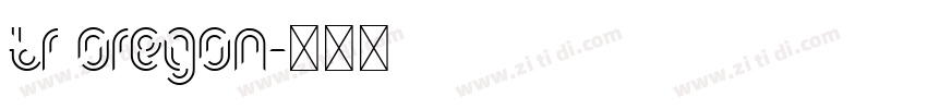 TR Oregon字体转换